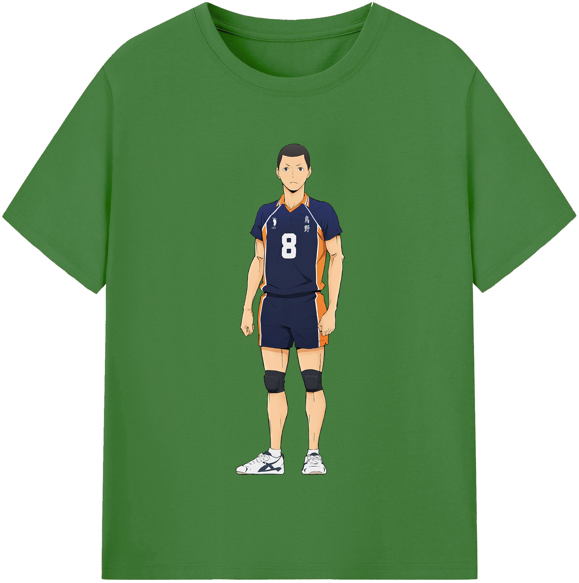 （画像用） ハイキュー!! Haikyu!! レディースカジュアルプリントTシャツ（綿100％）